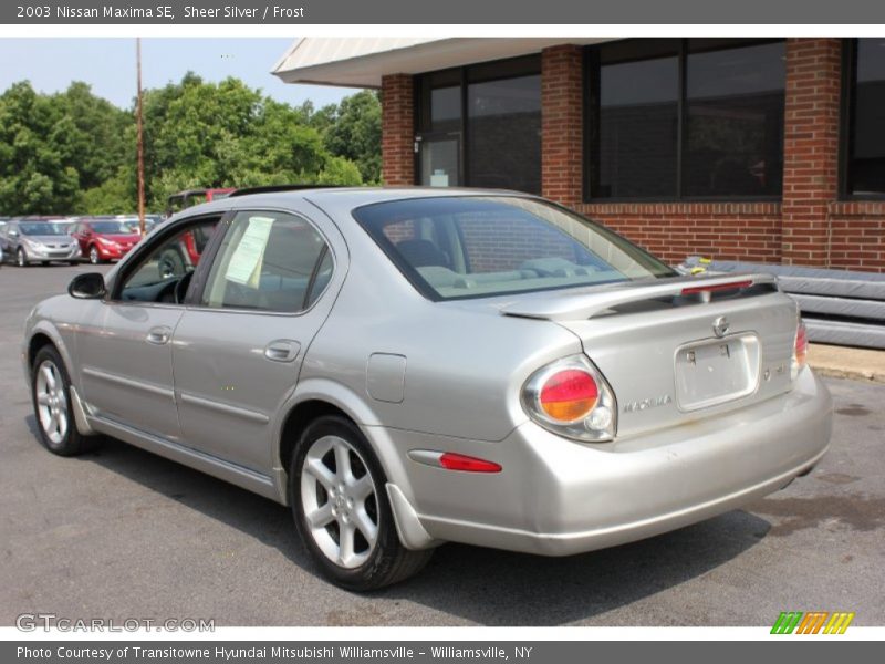 Sheer Silver / Frost 2003 Nissan Maxima SE