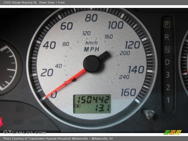 Sheer Silver / Frost 2003 Nissan Maxima SE