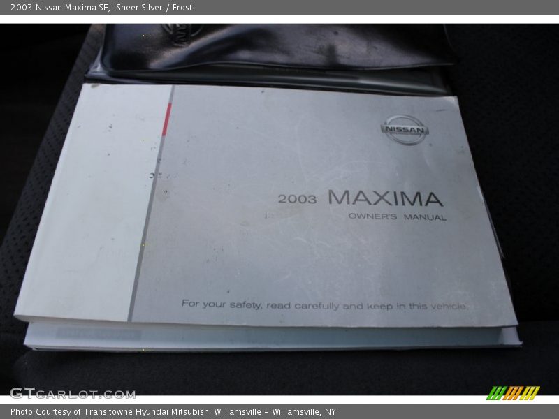 Sheer Silver / Frost 2003 Nissan Maxima SE