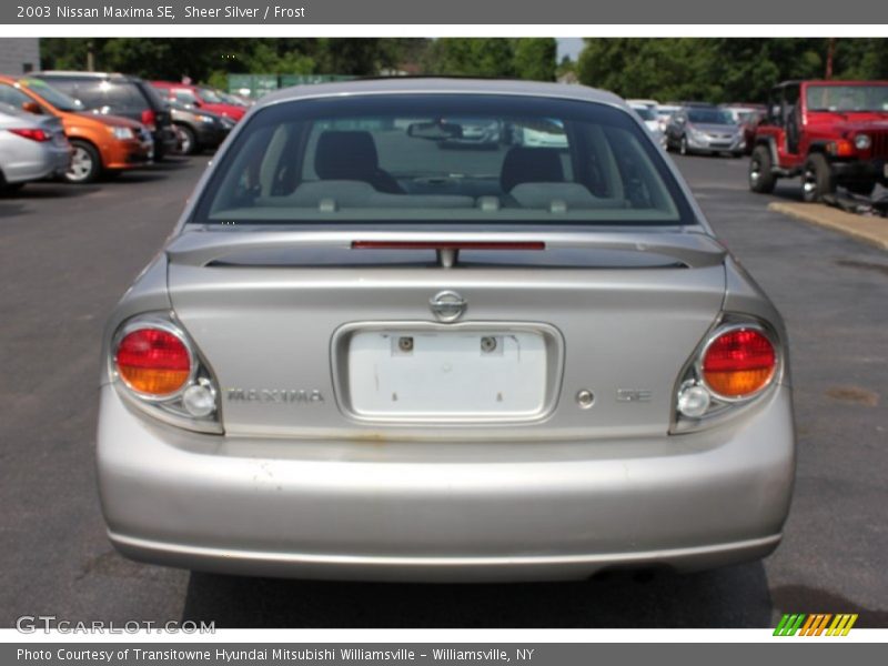 Sheer Silver / Frost 2003 Nissan Maxima SE