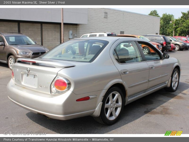 Sheer Silver / Frost 2003 Nissan Maxima SE