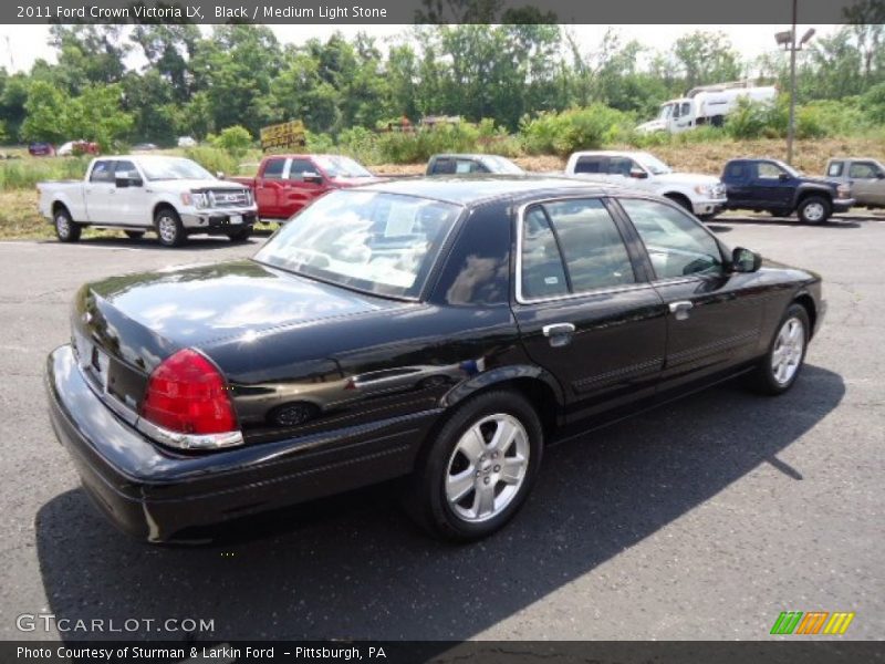 Black / Medium Light Stone 2011 Ford Crown Victoria LX