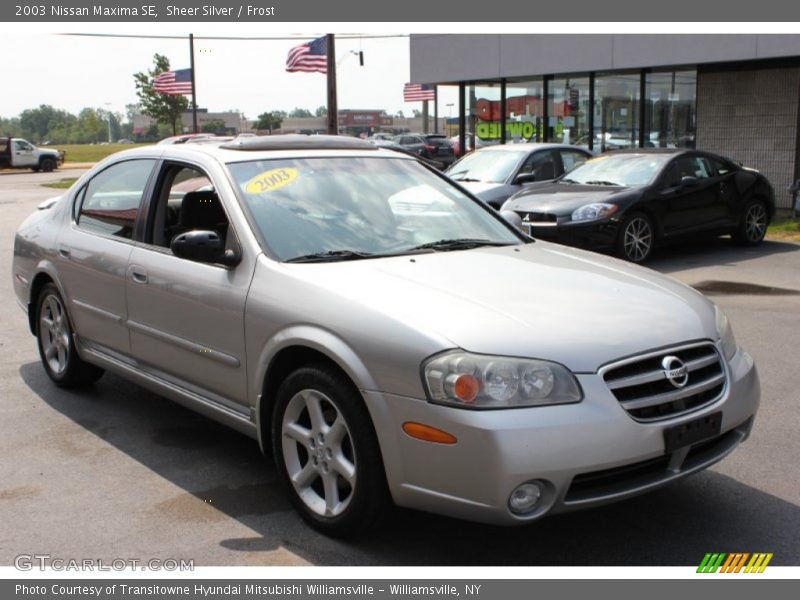 Sheer Silver / Frost 2003 Nissan Maxima SE