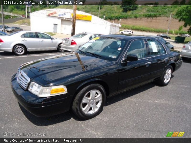 Black / Medium Light Stone 2011 Ford Crown Victoria LX