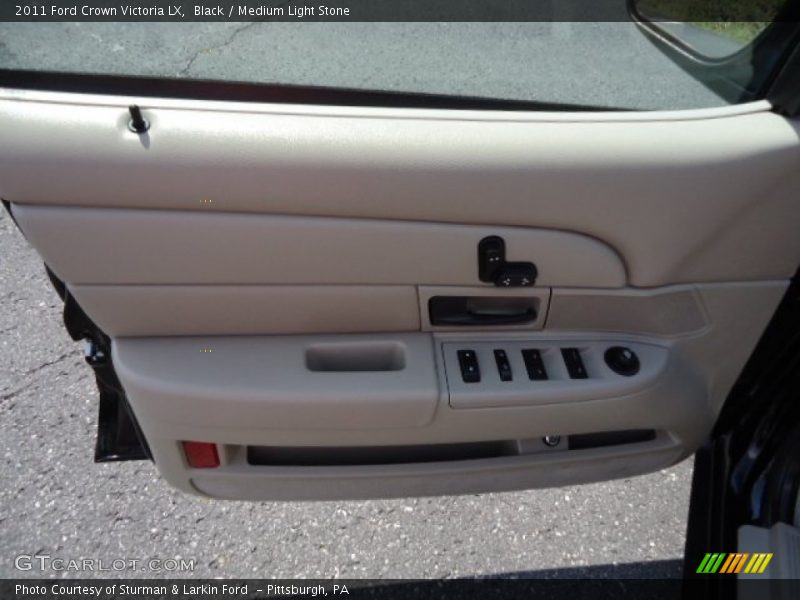 Black / Medium Light Stone 2011 Ford Crown Victoria LX