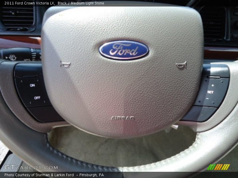 Black / Medium Light Stone 2011 Ford Crown Victoria LX