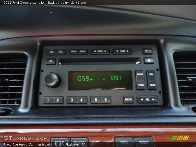 Black / Medium Light Stone 2011 Ford Crown Victoria LX