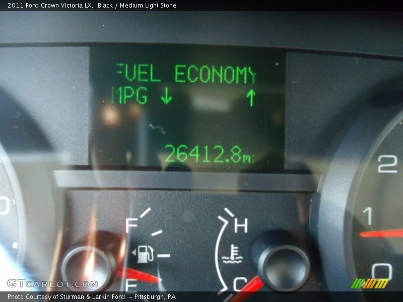 Black / Medium Light Stone 2011 Ford Crown Victoria LX
