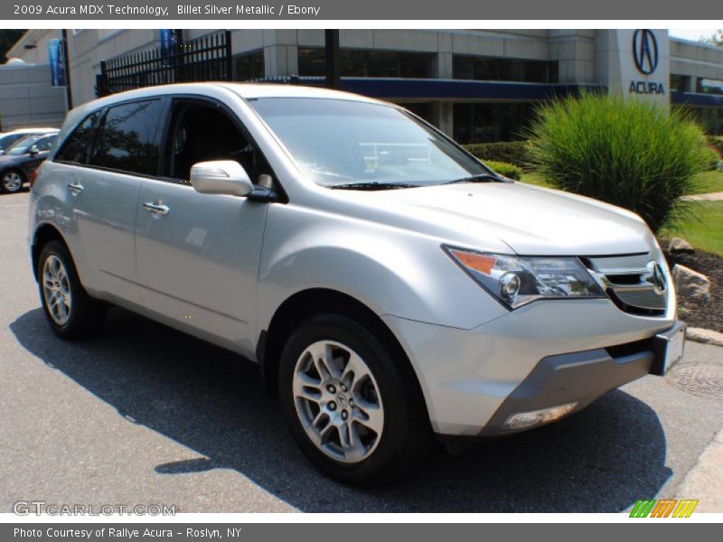 Billet Silver Metallic / Ebony 2009 Acura MDX Technology