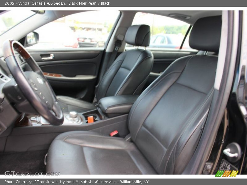 Black Noir Pearl / Black 2009 Hyundai Genesis 4.6 Sedan