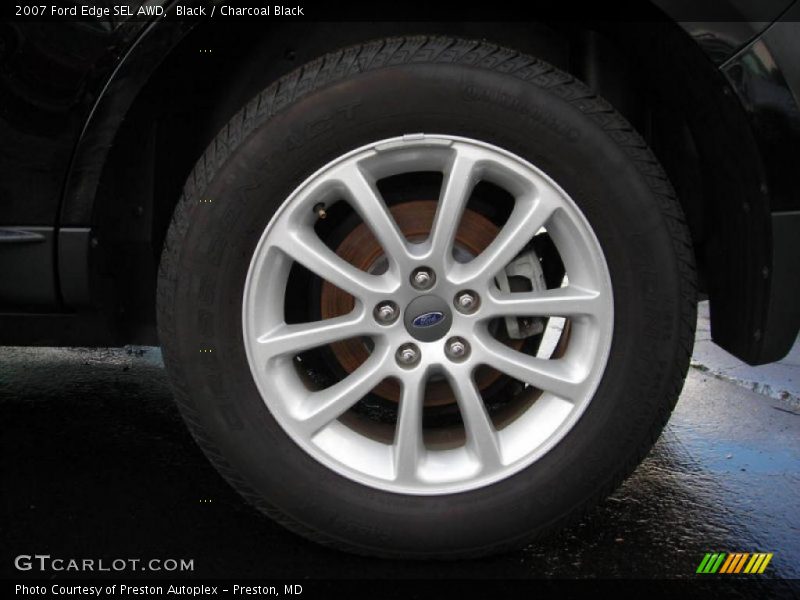 Black / Charcoal Black 2007 Ford Edge SEL AWD