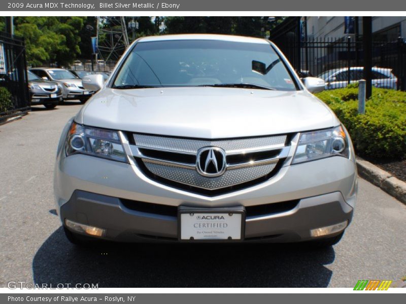 Billet Silver Metallic / Ebony 2009 Acura MDX Technology
