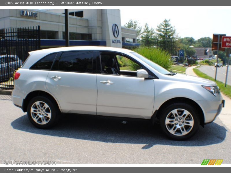 Billet Silver Metallic / Ebony 2009 Acura MDX Technology
