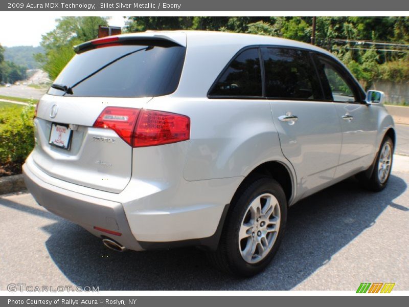 Billet Silver Metallic / Ebony 2009 Acura MDX Technology