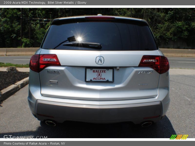 Billet Silver Metallic / Ebony 2009 Acura MDX Technology