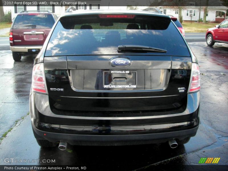 Black / Charcoal Black 2007 Ford Edge SEL AWD