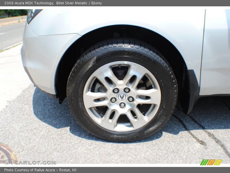Billet Silver Metallic / Ebony 2009 Acura MDX Technology