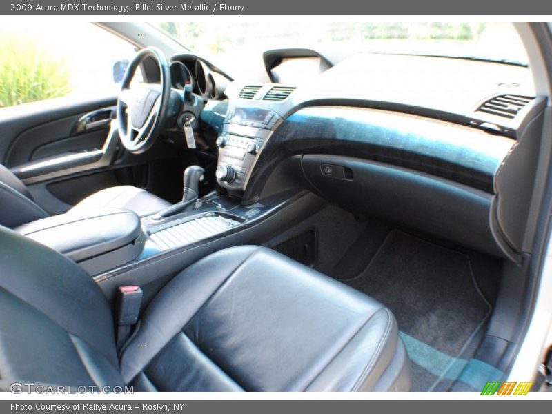 Billet Silver Metallic / Ebony 2009 Acura MDX Technology