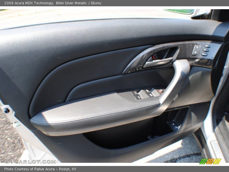 Billet Silver Metallic / Ebony 2009 Acura MDX Technology