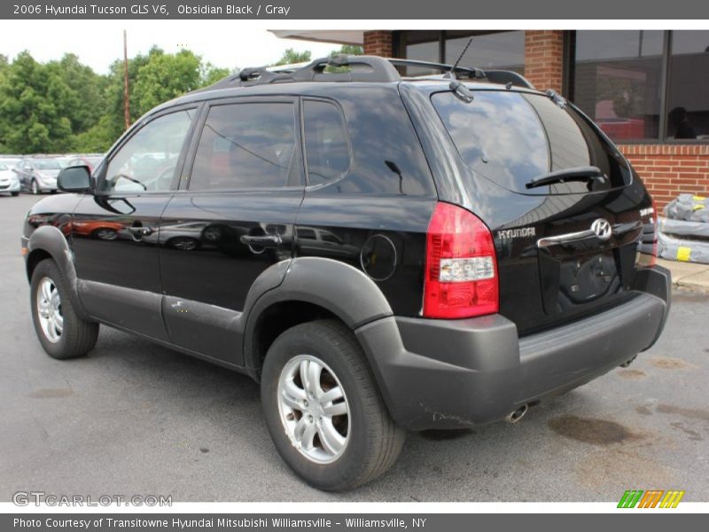 Obsidian Black / Gray 2006 Hyundai Tucson GLS V6