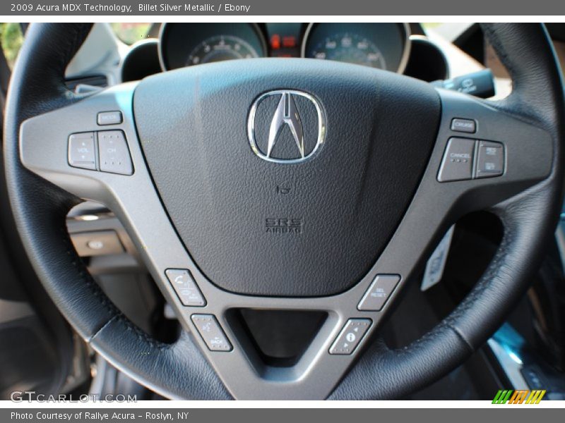 Billet Silver Metallic / Ebony 2009 Acura MDX Technology