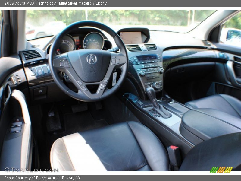 Billet Silver Metallic / Ebony 2009 Acura MDX Technology