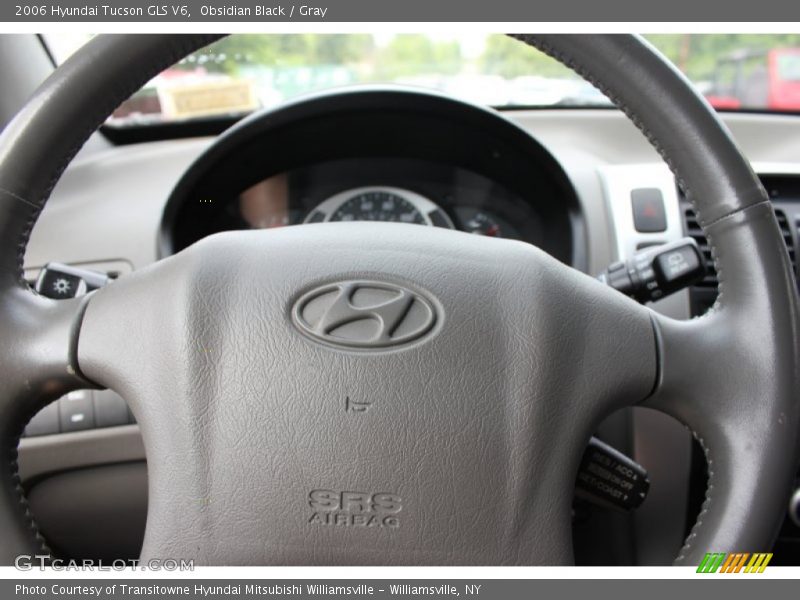 Obsidian Black / Gray 2006 Hyundai Tucson GLS V6