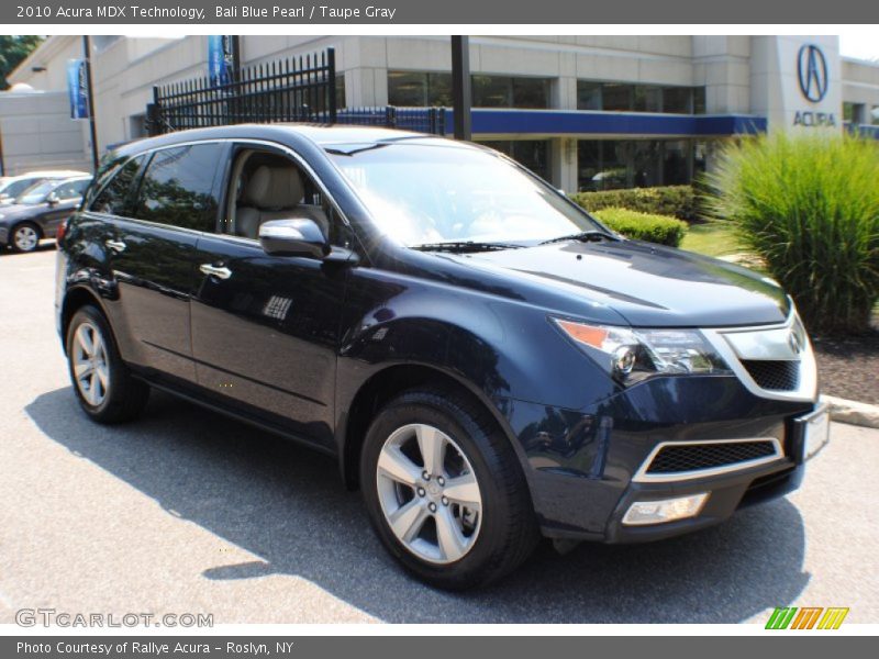 Bali Blue Pearl / Taupe Gray 2010 Acura MDX Technology