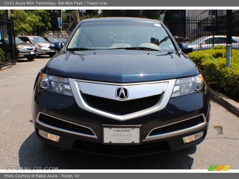 Bali Blue Pearl / Taupe Gray 2010 Acura MDX Technology