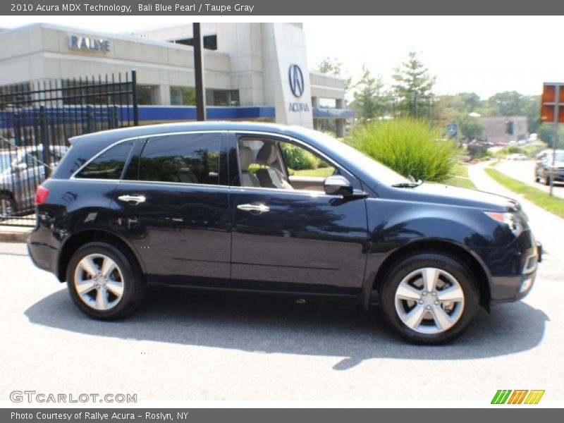 Bali Blue Pearl / Taupe Gray 2010 Acura MDX Technology