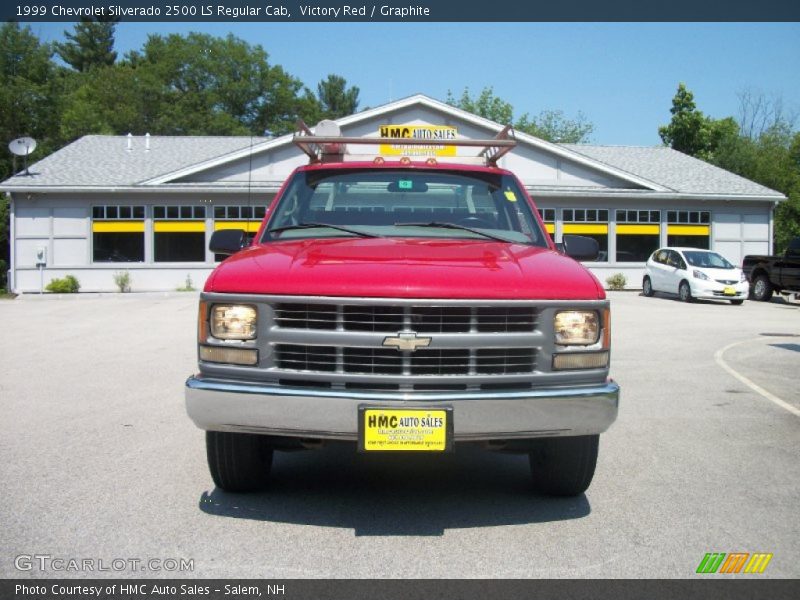 Victory Red / Graphite 1999 Chevrolet Silverado 2500 LS Regular Cab