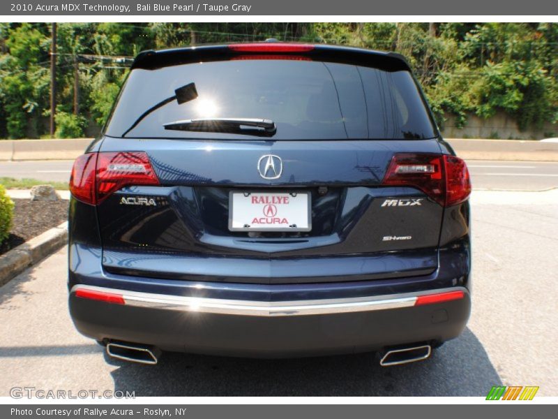 Bali Blue Pearl / Taupe Gray 2010 Acura MDX Technology