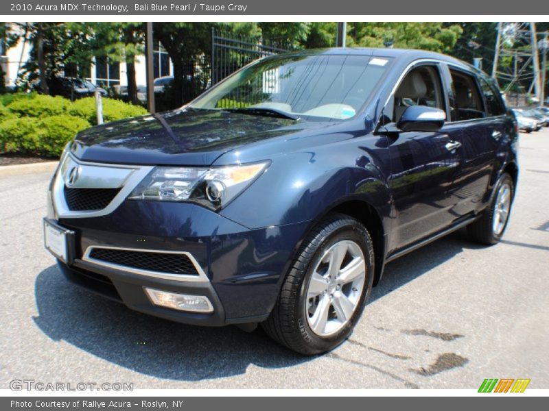Bali Blue Pearl / Taupe Gray 2010 Acura MDX Technology