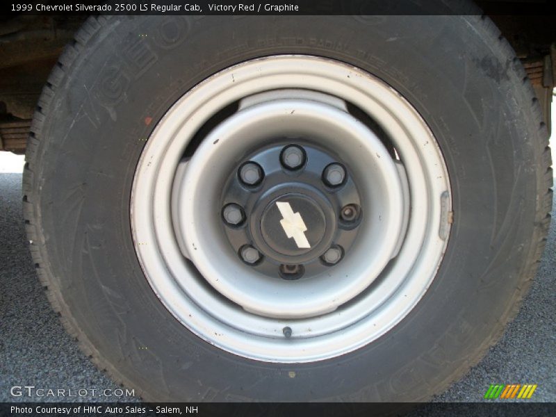 Victory Red / Graphite 1999 Chevrolet Silverado 2500 LS Regular Cab