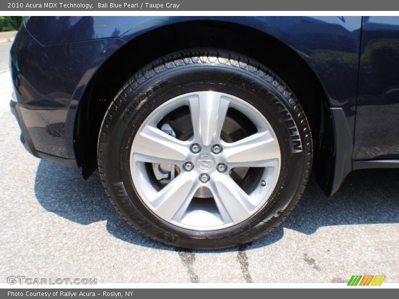 Bali Blue Pearl / Taupe Gray 2010 Acura MDX Technology