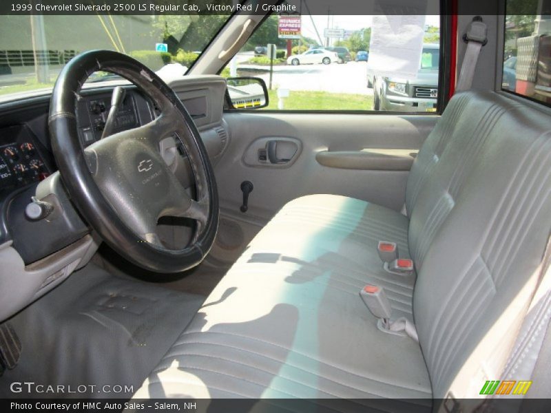Victory Red / Graphite 1999 Chevrolet Silverado 2500 LS Regular Cab