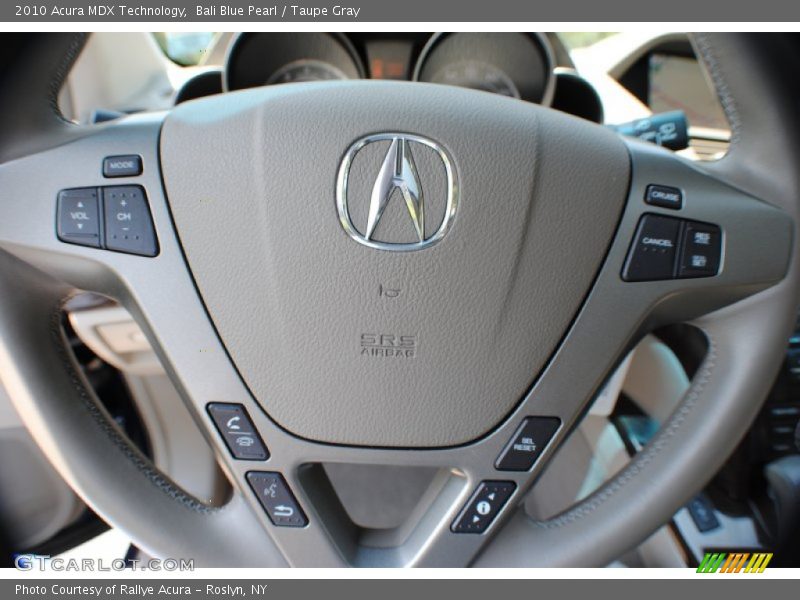 Bali Blue Pearl / Taupe Gray 2010 Acura MDX Technology