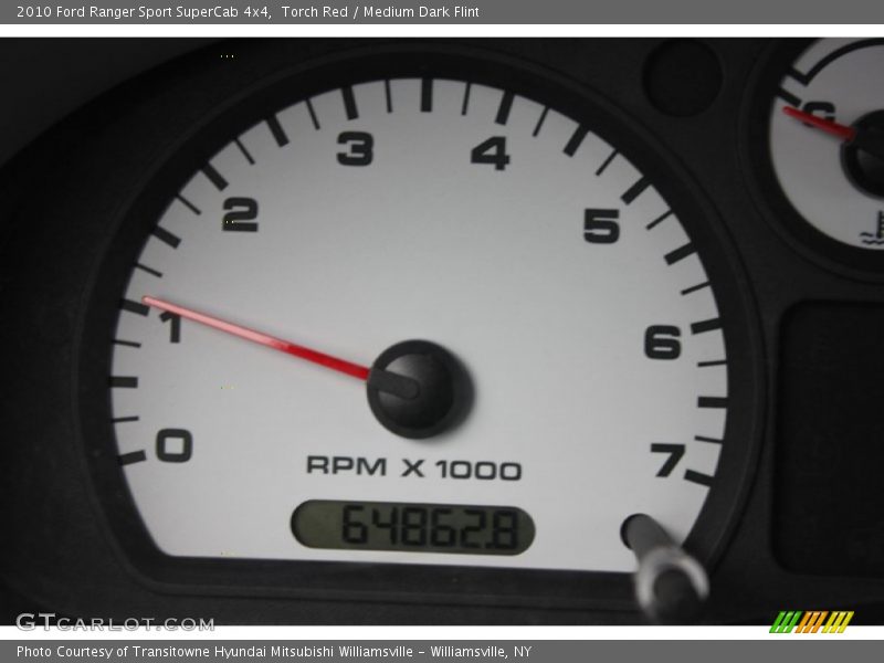 Torch Red / Medium Dark Flint 2010 Ford Ranger Sport SuperCab 4x4