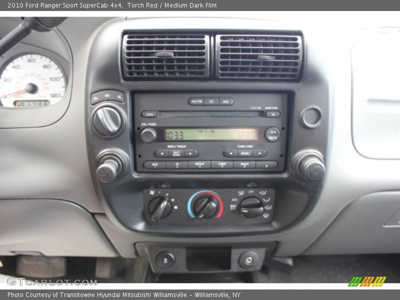 Torch Red / Medium Dark Flint 2010 Ford Ranger Sport SuperCab 4x4