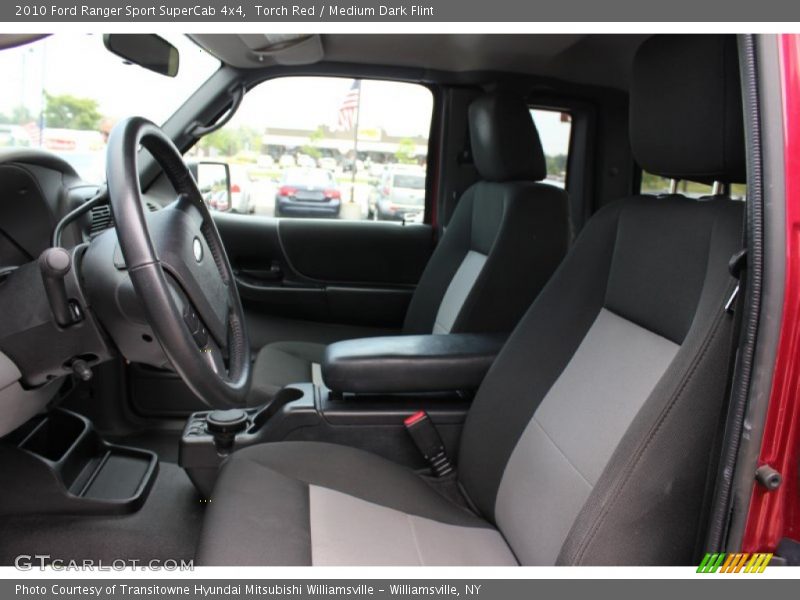 Torch Red / Medium Dark Flint 2010 Ford Ranger Sport SuperCab 4x4