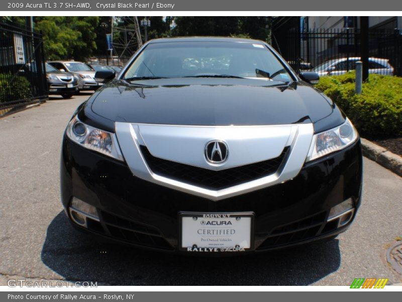 Crystal Black Pearl / Ebony 2009 Acura TL 3.7 SH-AWD