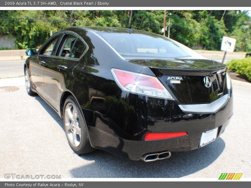 Crystal Black Pearl / Ebony 2009 Acura TL 3.7 SH-AWD