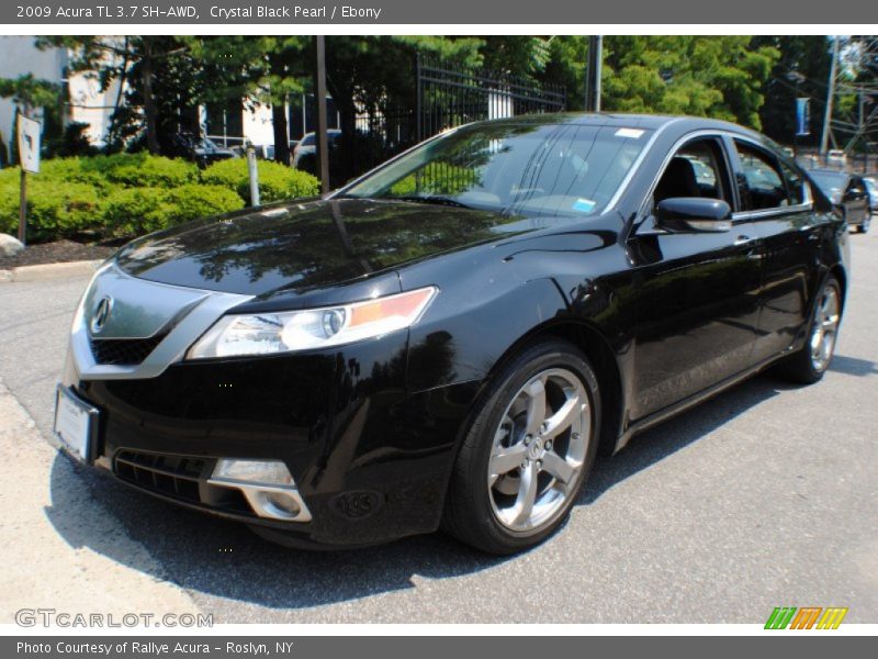 Crystal Black Pearl / Ebony 2009 Acura TL 3.7 SH-AWD