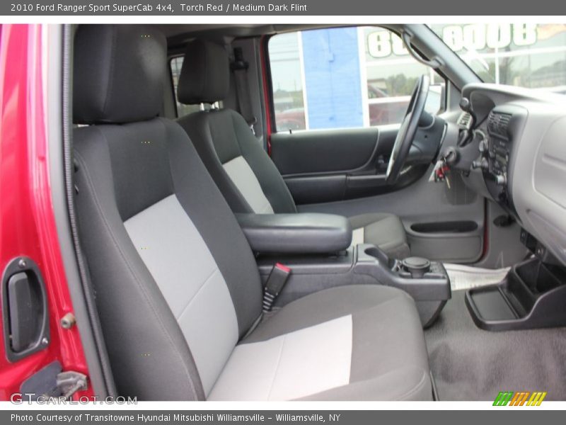 Torch Red / Medium Dark Flint 2010 Ford Ranger Sport SuperCab 4x4