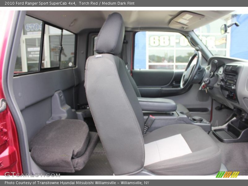 Torch Red / Medium Dark Flint 2010 Ford Ranger Sport SuperCab 4x4