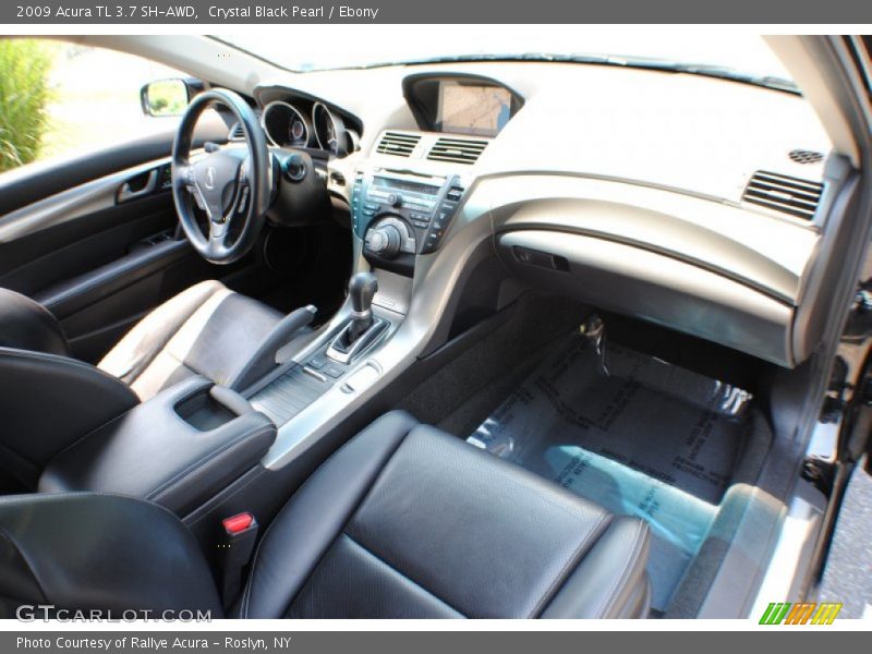 Crystal Black Pearl / Ebony 2009 Acura TL 3.7 SH-AWD