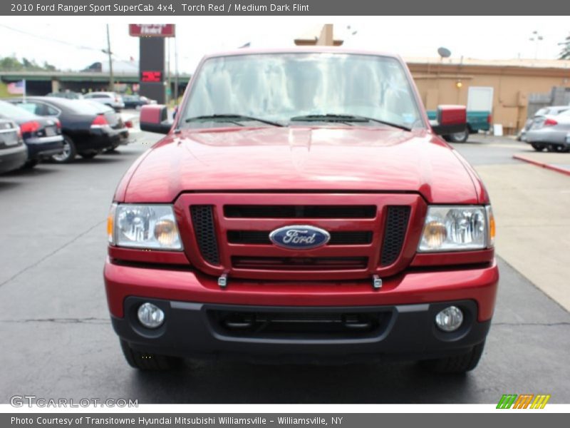 Torch Red / Medium Dark Flint 2010 Ford Ranger Sport SuperCab 4x4