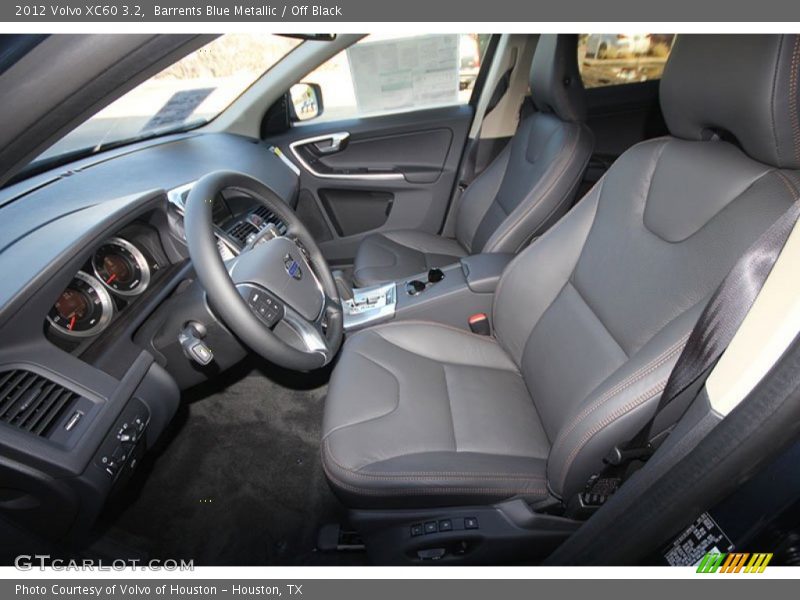 Barrents Blue Metallic / Off Black 2012 Volvo XC60 3.2