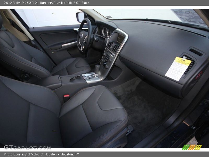 Barrents Blue Metallic / Off Black 2012 Volvo XC60 3.2