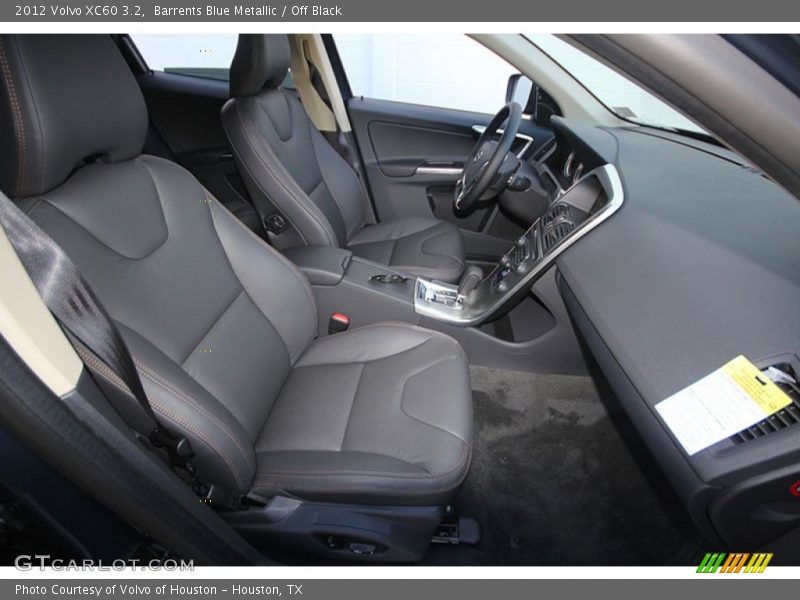 Barrents Blue Metallic / Off Black 2012 Volvo XC60 3.2